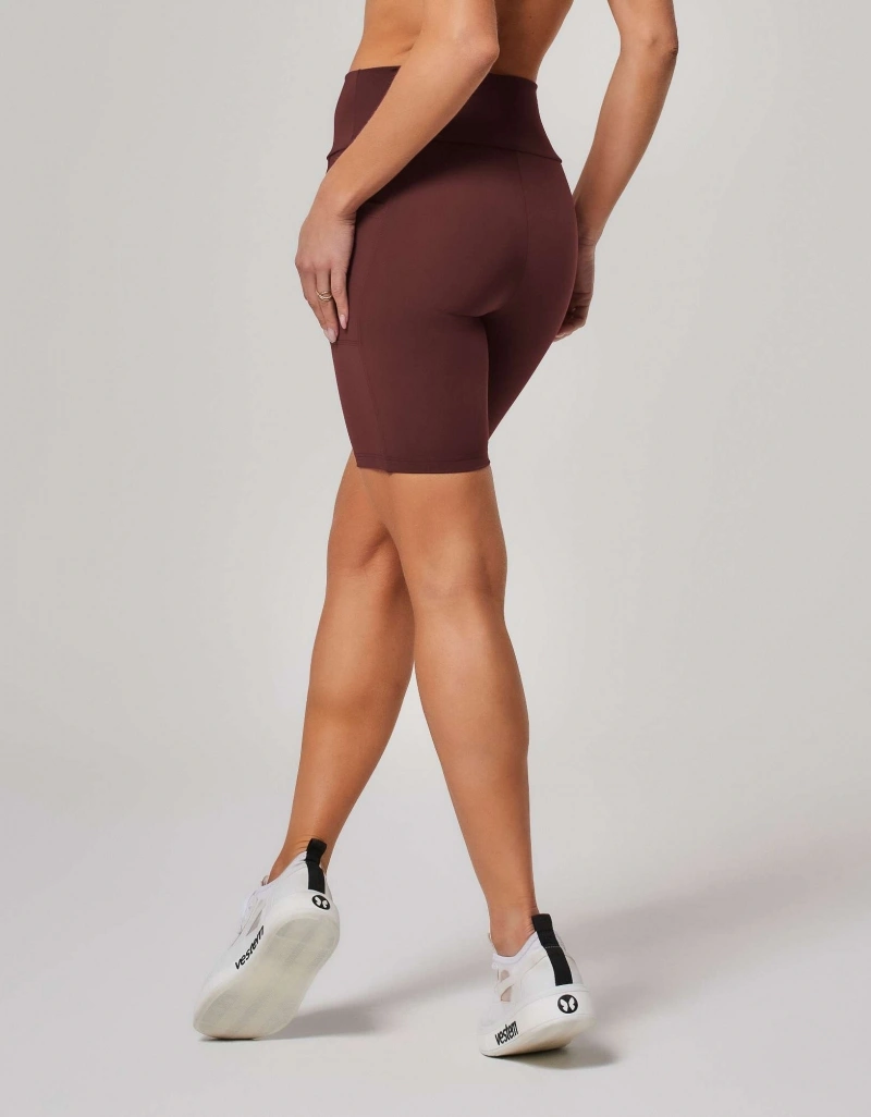 Vestem - Bella Brown Leather Shorts - BER166.ESS.C0711