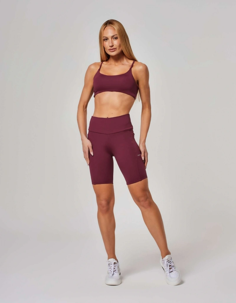 Vestem - Bella Red Wine Shorts - BER166.ESS.C0667