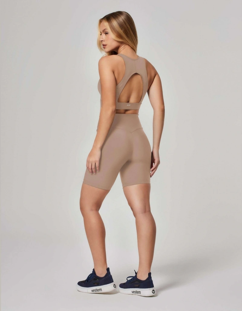 Vestem - Bermuda Shape Up Sense Bege Amêndoa - BER264.ESS.C0707