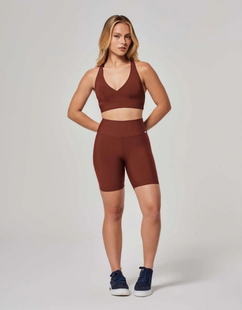 Vestem - Shape Up Sense Shorts Espresso Brown - BER264.ESS.C0685