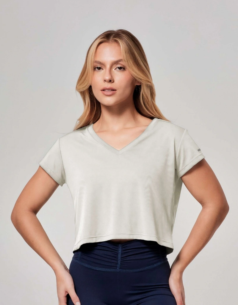 Vestem - Dry Fit Amber Off White Short Sleeve Shirt - BMC625.ESS.C0294