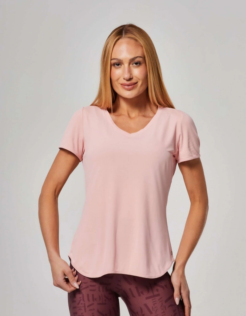 Vestem - Short-Sleeved Dry Fit Zadar Shirt, Romance Pink - BMC654.ESS.C0243