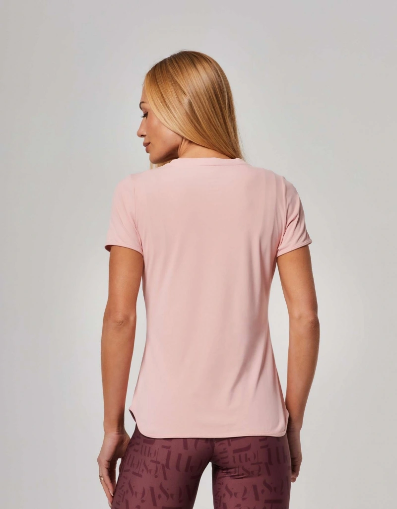 Vestem - Short-Sleeved Dry Fit Zadar Shirt, Romance Pink - BMC654.ESS.C0243