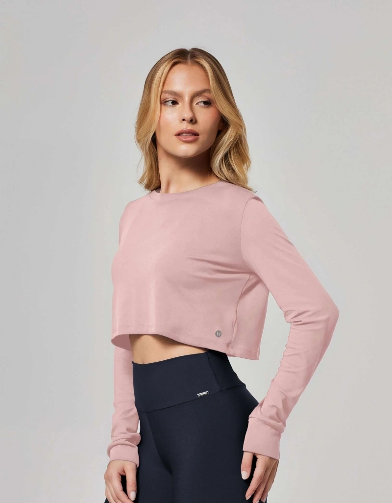 Vestem - Long Sleeve Dry Fit Shirt Set Pink Romance - BML494.ESS.C0243