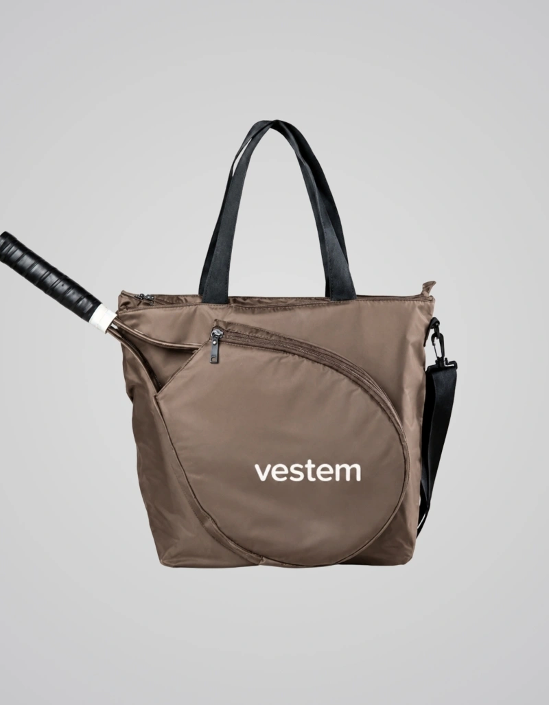 Vestem - Brown Beach Tennis Handbag - BOL64.C0432