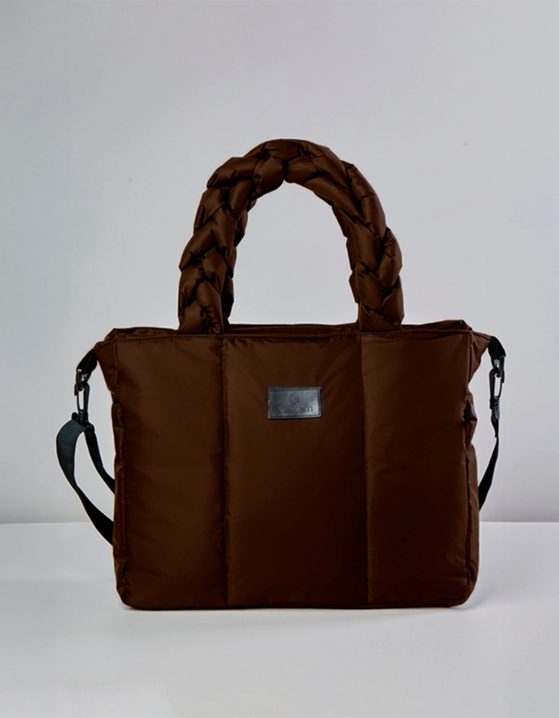 Vestem - Bolsa Trança Matelassê Marrom Coffee - BOL66.C0601