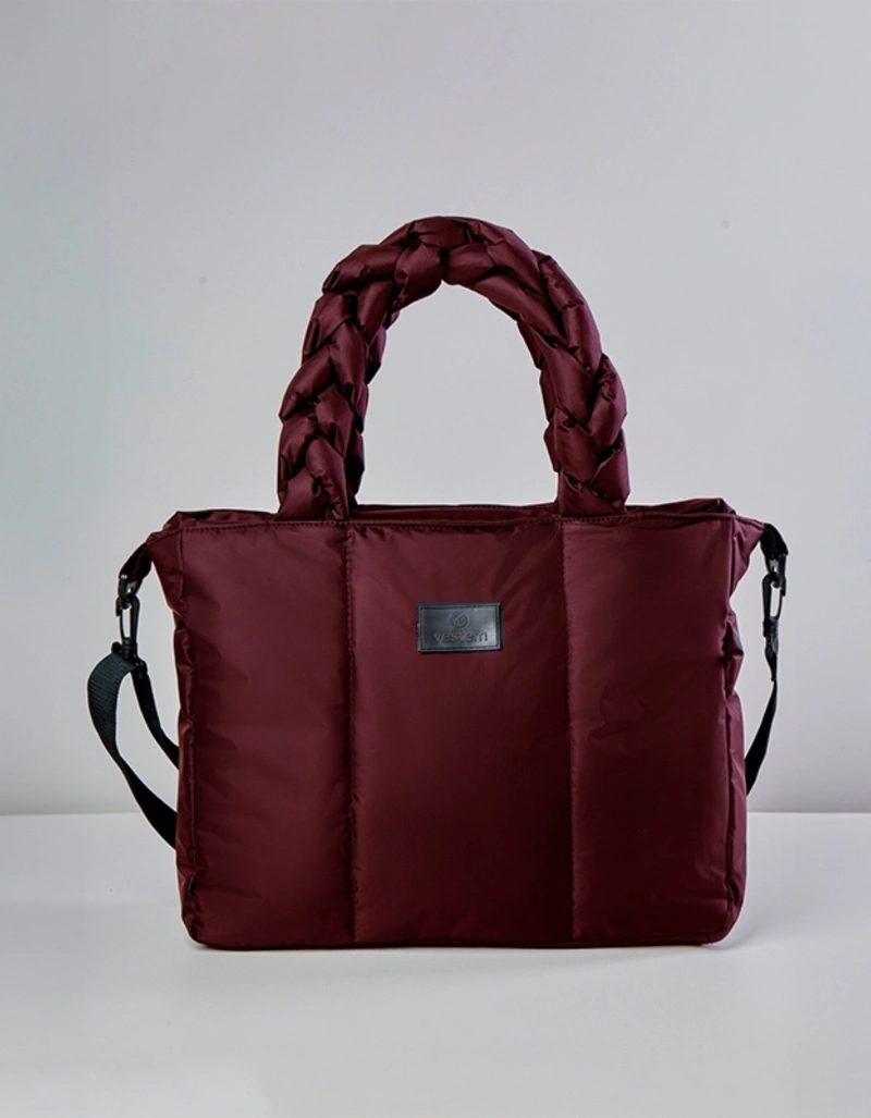 Vestem - Bolsa Trança Matelassê Vermelho Barolo - BOL66.C0663
