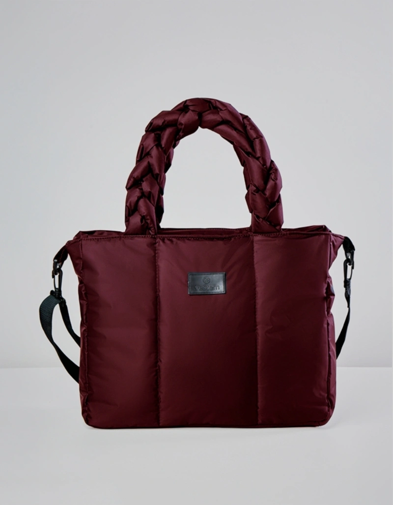 Vestem - Hand Bag with Mameshssê Red Barolo Braid - BOL66.C0663