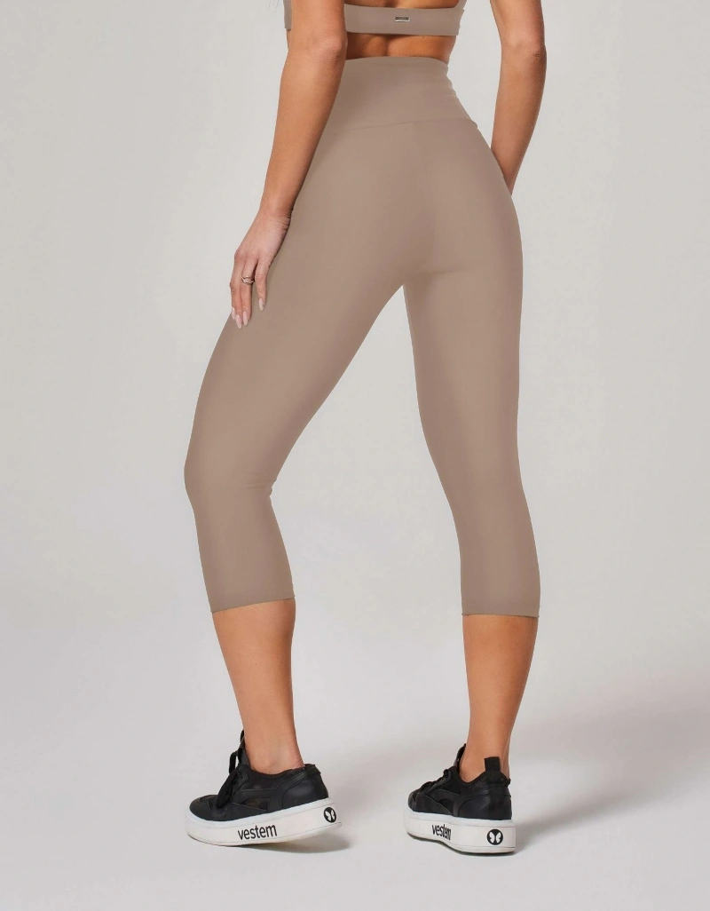 Vestem - Capri Leggings Shape Up Sense Beige Almond - COR18.ESS.C0707
