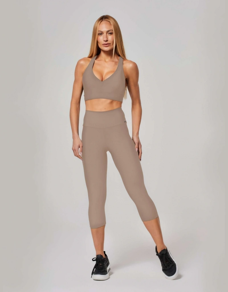 Vestem - Capri Leggings Shape Up Sense Beige Almond - COR18.ESS.C0707