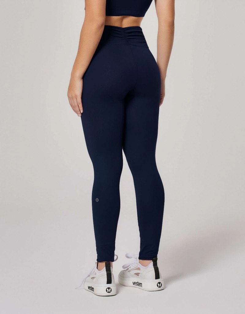 Vestem - Dark Navy Leggings with Frill Waistband - FS11.ESS.C0173