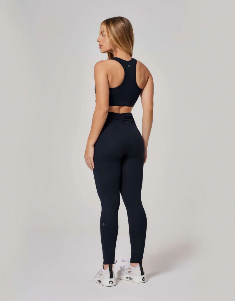 Vestem - Black Leggings with Frill Waistband - FS11.ESS.C0002