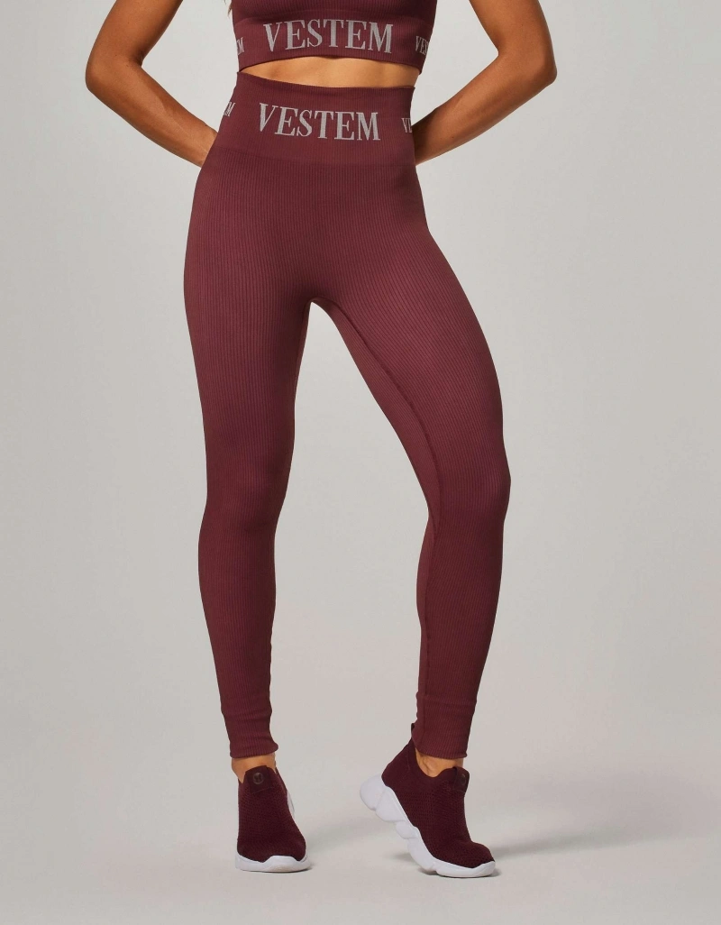 Vestem - Legging Seamless Elis Vermelho Barolo - FS1357.ESS.C0663