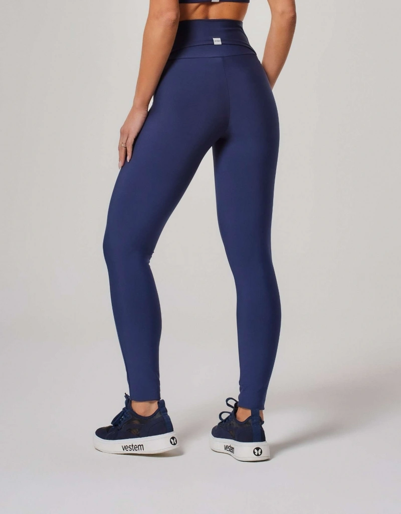 Vestem - Leggings with Pocket and Silk Calm Navy Darkness - FS1559.ESS.C0173
