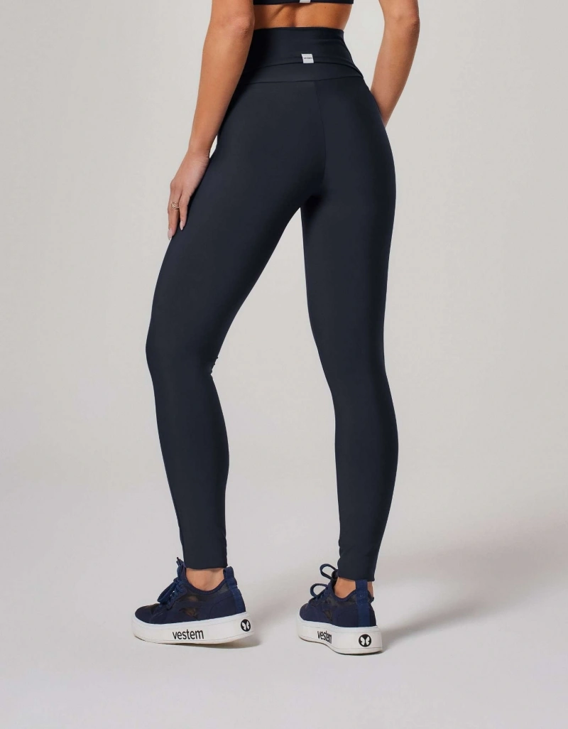 Vestem - Leggings with Pocket and Silk Calm Black - FS1559.ESS.C0002