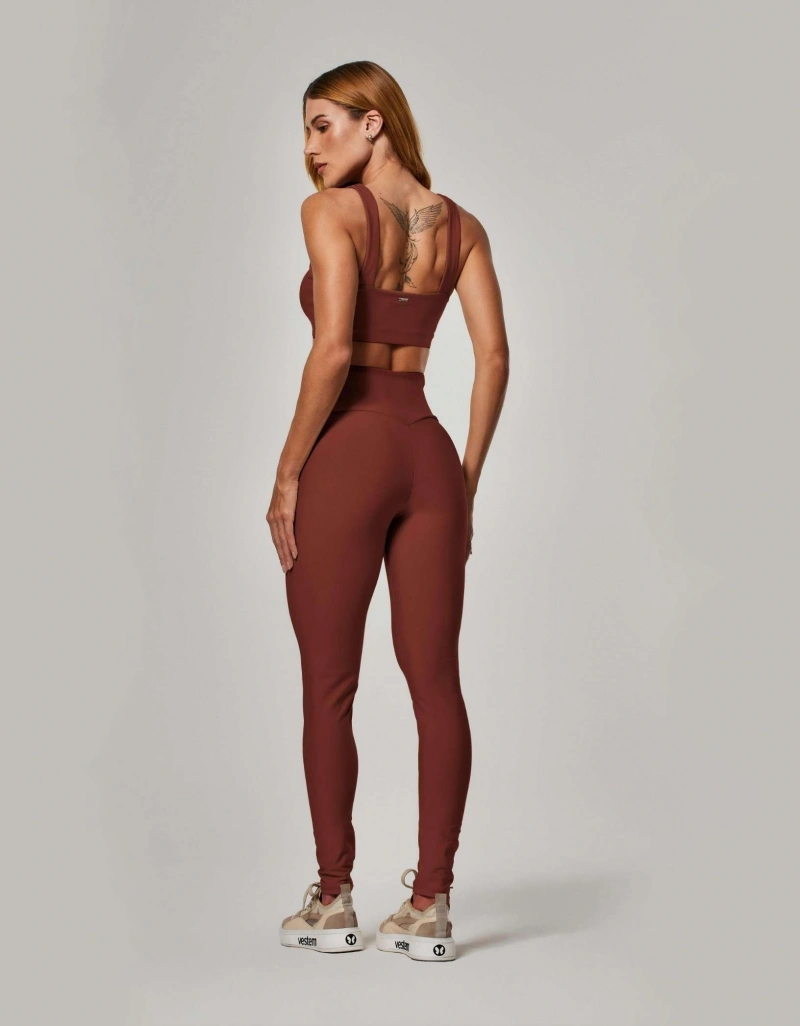 Vestem - Shape Up Sense Leggings Espresso Brown - FS1607.ESS.C0685