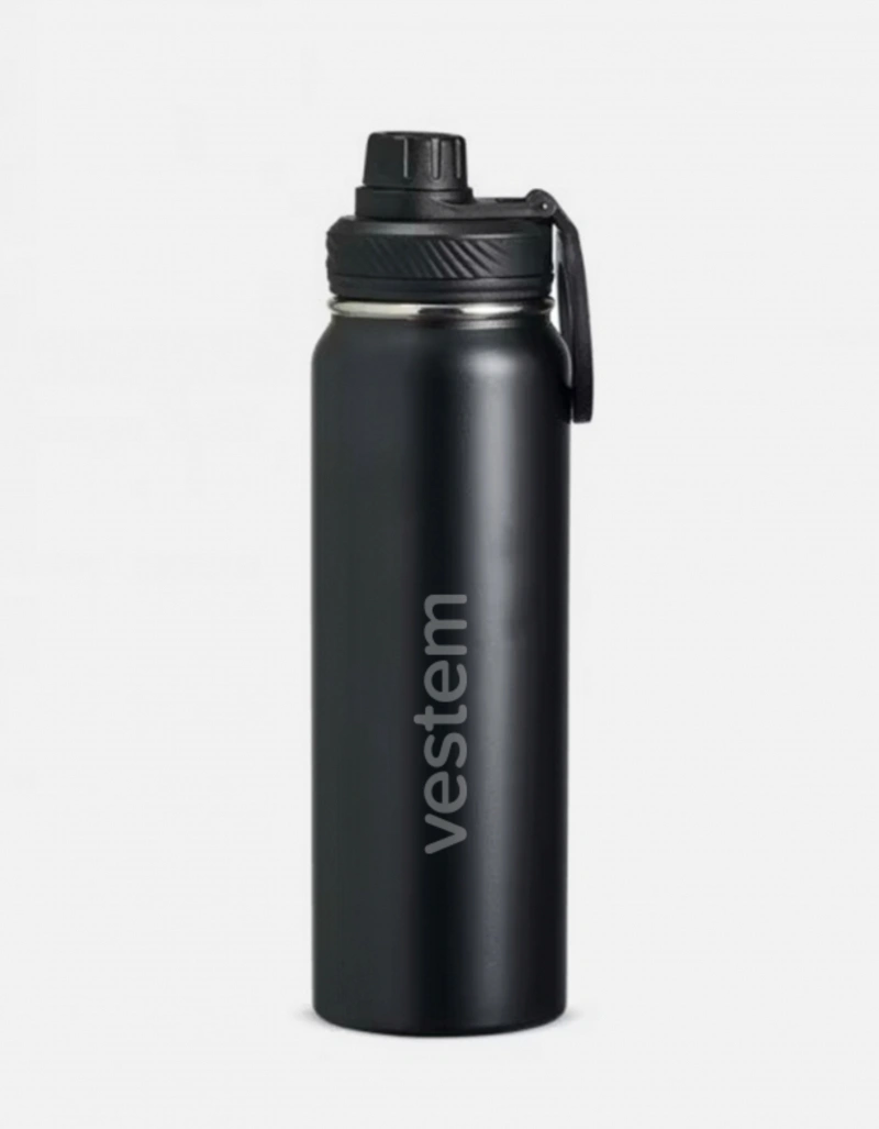 Vestem - Vestem Magnetic Thermal Bottle 750ml with Smartphone Tripod - Lead Gray - GAR04.C0042