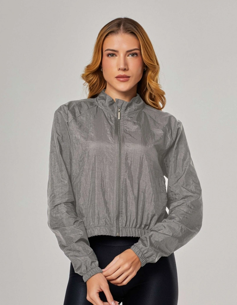 Vestem - Jaqueta Corta Vento Shine Palha Clarrísimo - JAC284.ESS.C0709