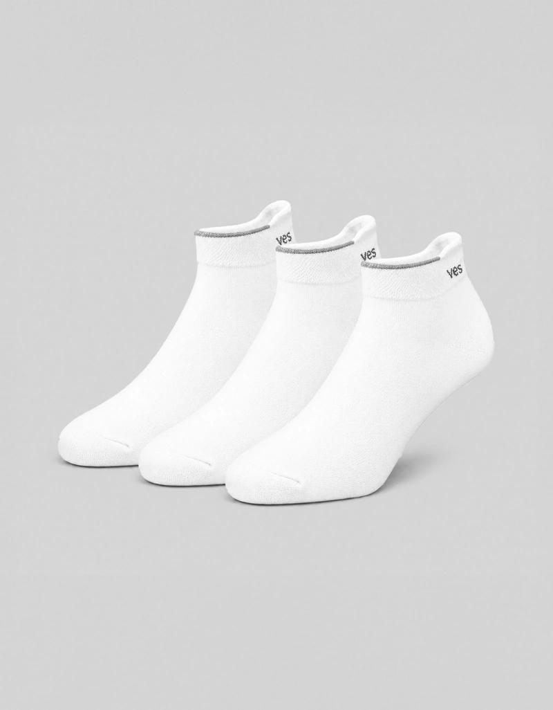 Vestem - Kit C/3 Meia Puxador Vestem Branco - KITMEI21.C0001