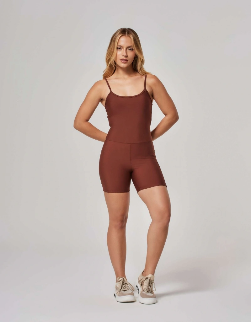 Vestem - Macaquinho com Bolsos Sense Marrom Espresso - MAC299.ESS.C0685