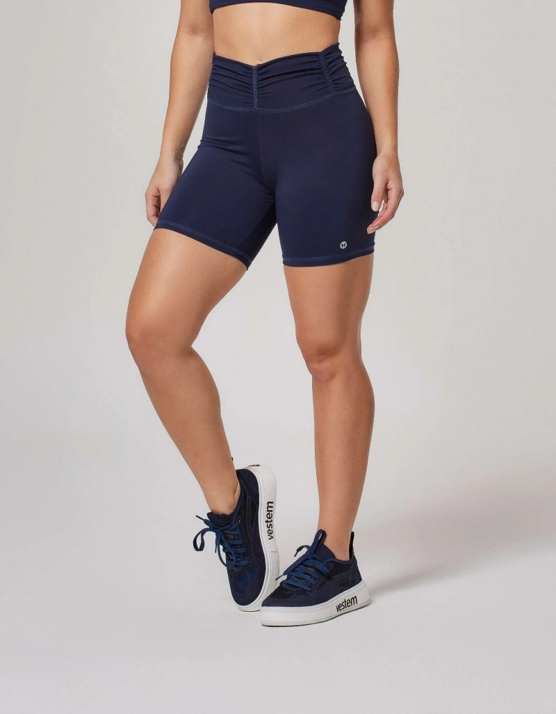 Vestem - Shorts Cós Frufru Marinho Escuridão - SH18.ESS.C0173