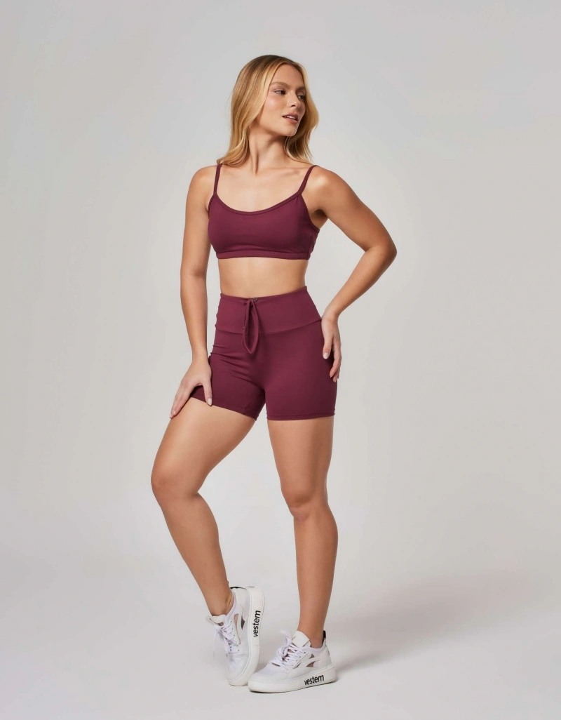 Vestem - Invisible Push-Up Shorts Magic Red Wine - SH764.ESS.C0667