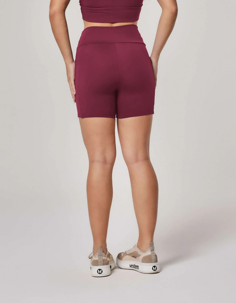 Vestem - Life Wine Red Shorts with Pockets - SH783.ESS.C0667