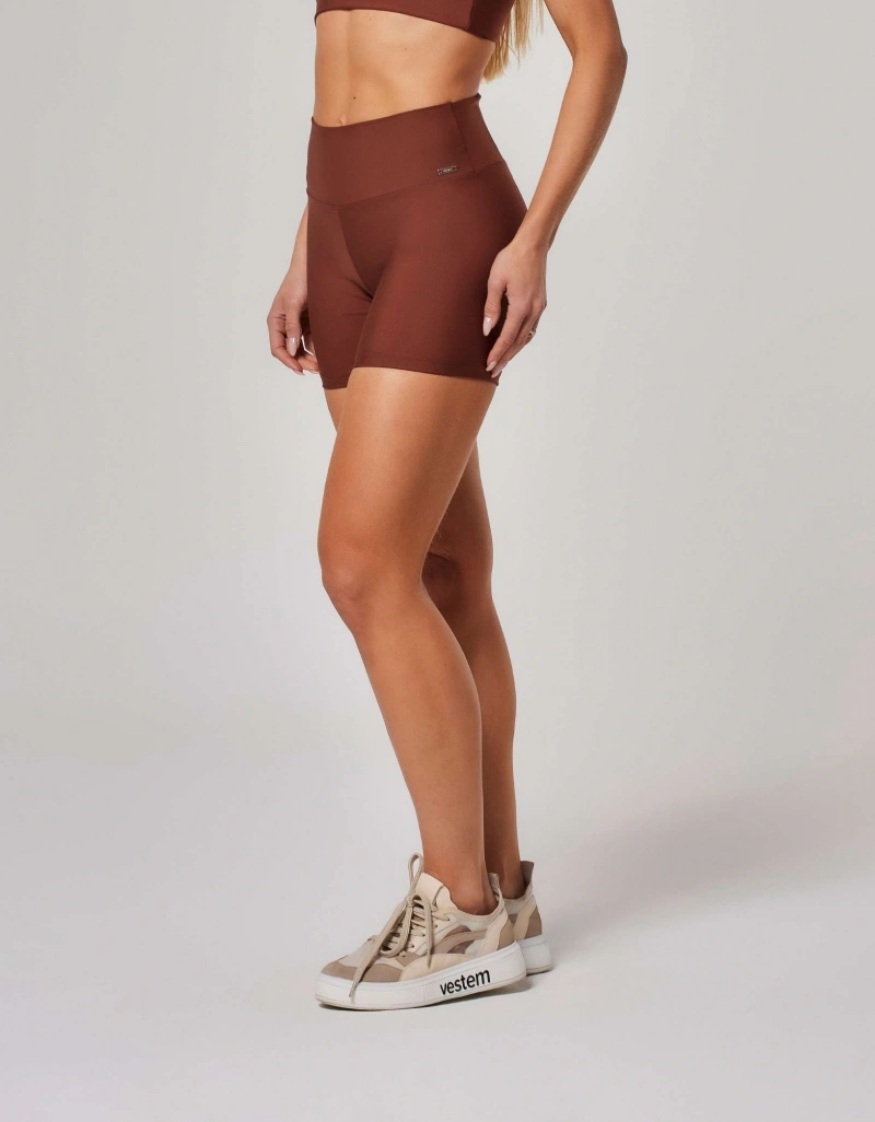 Vestem - Shape Up Sense Espresso Brown Shorts - SH796.ESS.C0685