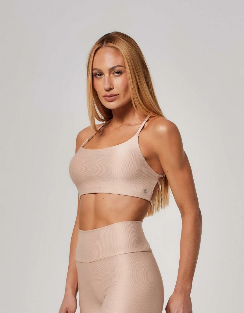 Vestem - Sports bra Lightweight Support Lily Beige Egypt - TOP1057.ESS.C0438