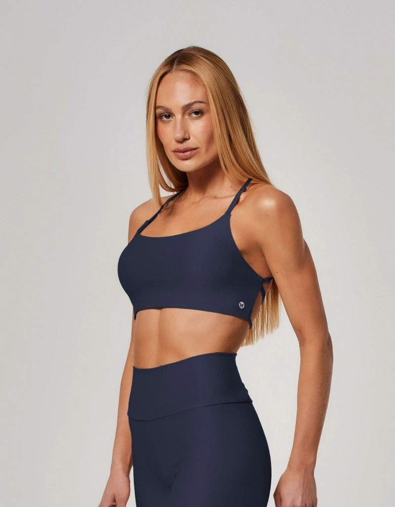 Vestem - Top Leve Sustentação Lily Marinho Escuridão - TOP1057.ESS.C0173