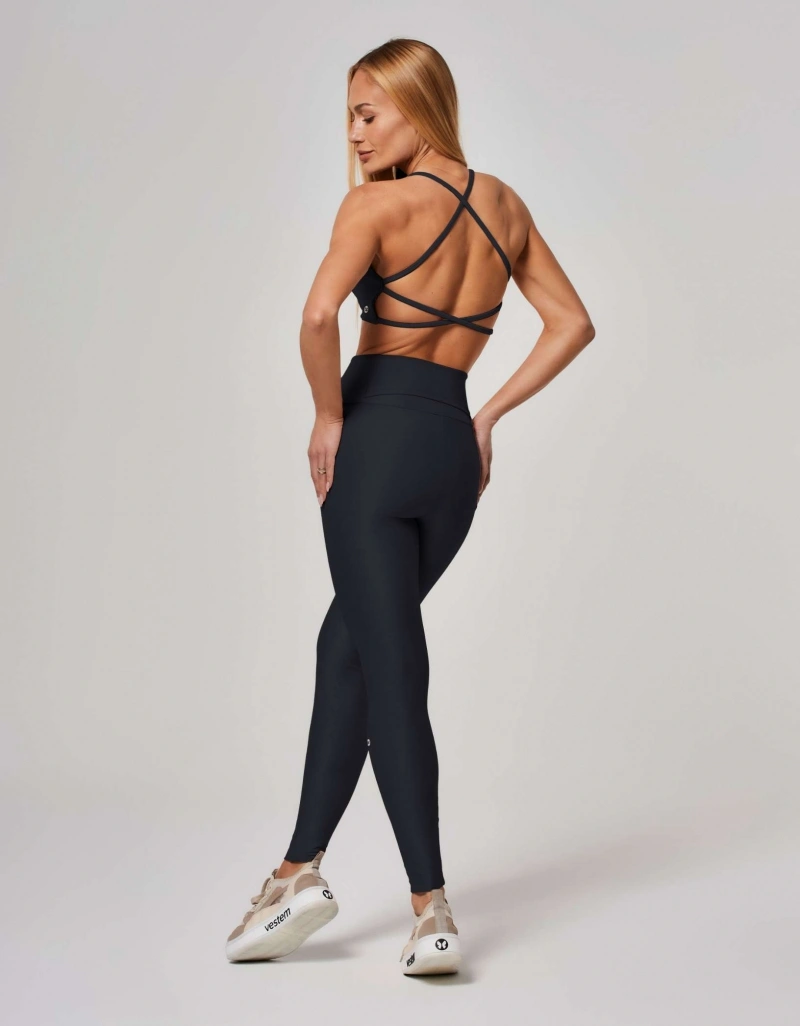 Vestem - Sports bra Lightweight Support Lily Black - TOP1057.ESS.C0002