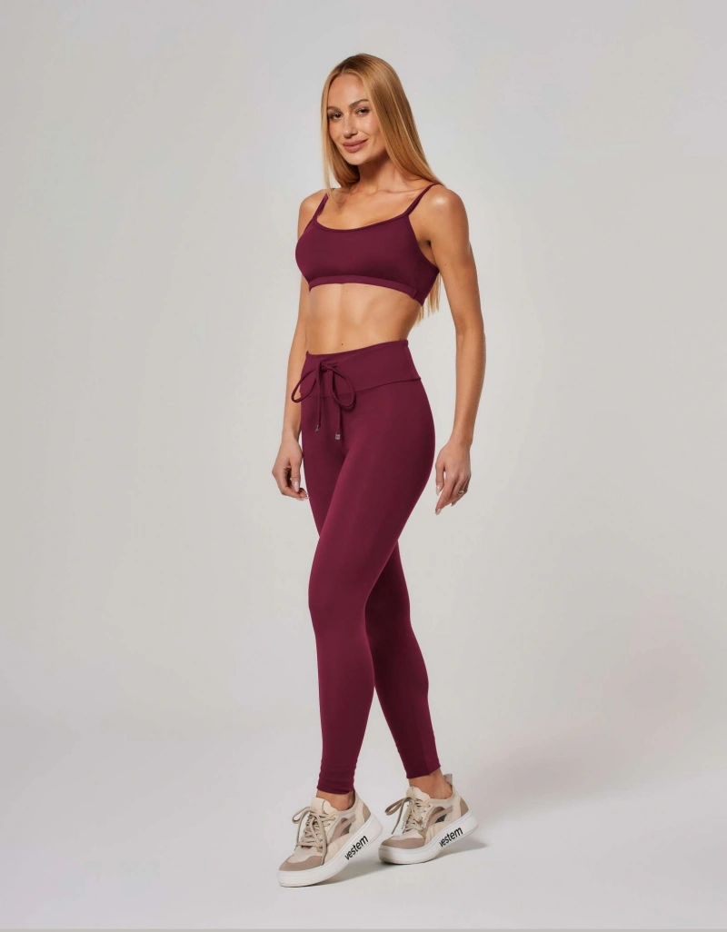 Vestem - Lightweight Support Top Jenny Wine Red - TOP1240.ESS.C0667