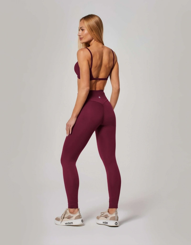 Vestem - Lightweight Support Top Jenny Wine Red - TOP1240.ESS.C0667