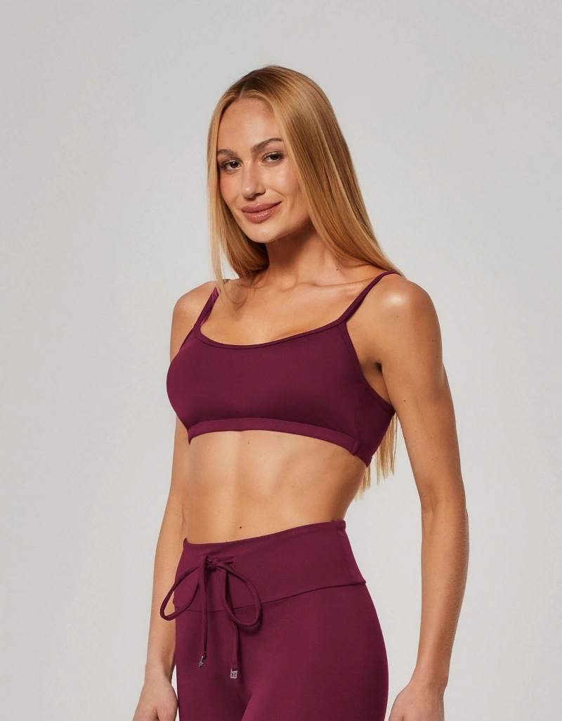 Vestem - Lightweight Support Top Jenny Wine Red - TOP1240.ESS.C0667
