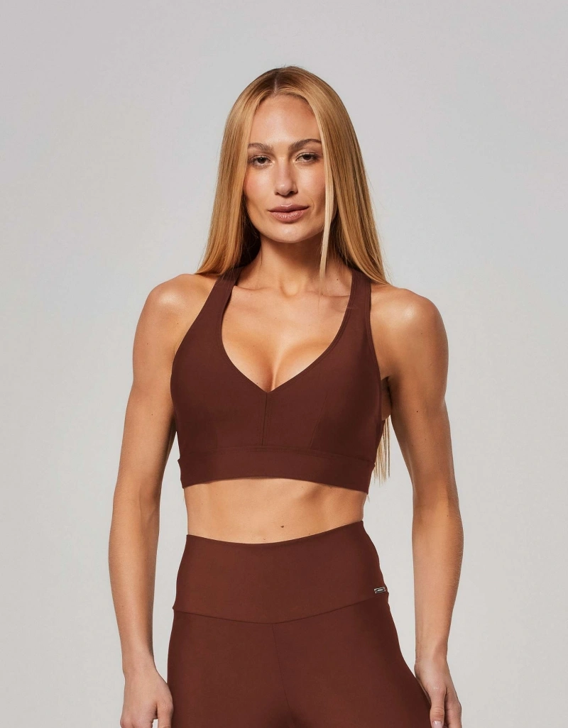 Vestem - Sports bra High Support Carioca Brown Espresso - TOP1293.ESS.C0685