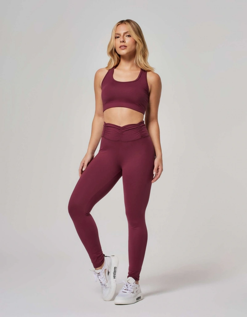 Vestem - Top High Support Seduction Wine Red - TOP61.ESS.C0667