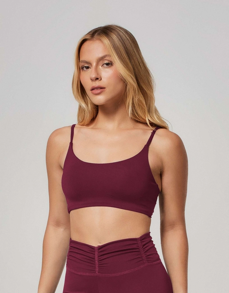 Vestem - Top Leve Sustentação Park Vermelho Wine - TOP678.ESS.C0667