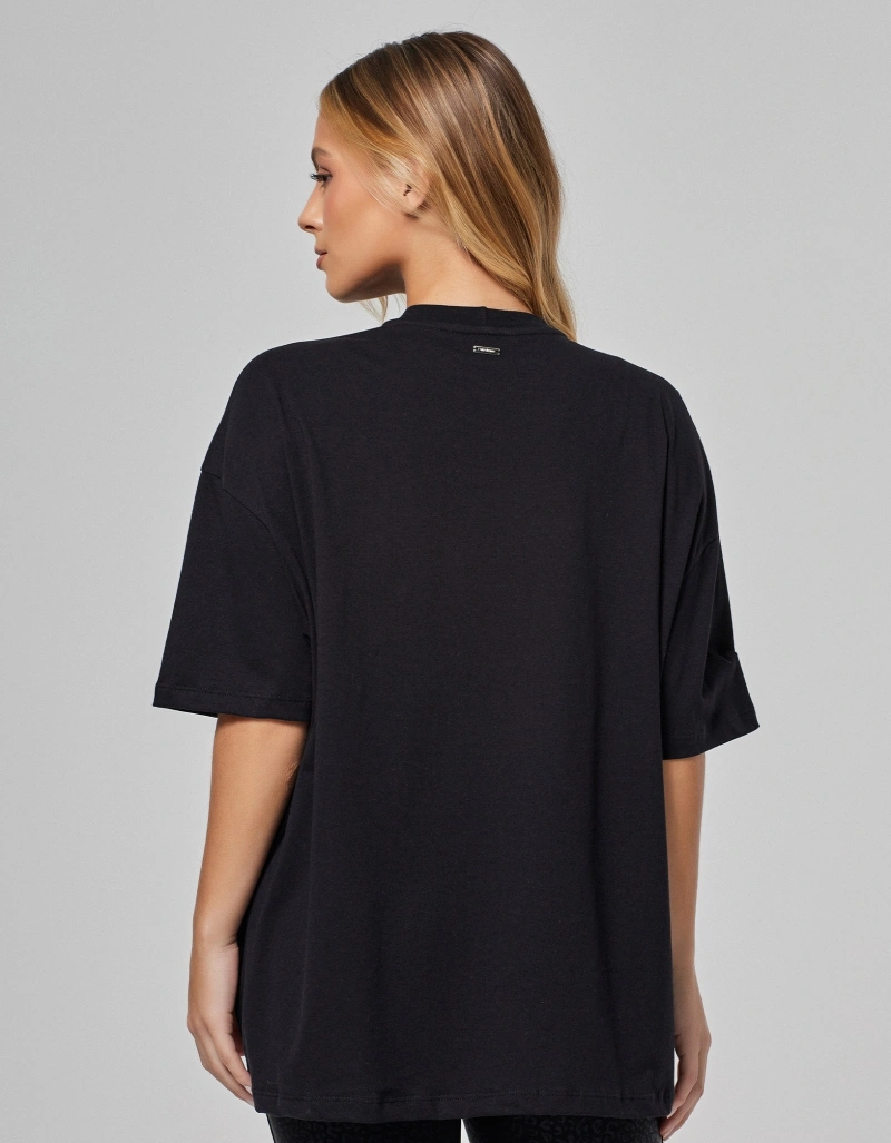Vestem - Oversized T-Shirt Wear Black Embossing - BMC853.O26.C0002