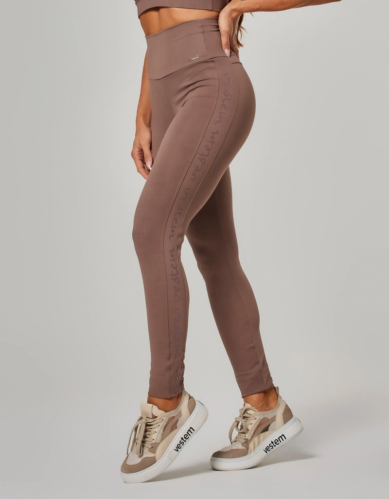 Vestem - Legging Shape Up com Silk Nix Marrom Castanho - FS1590.O26.C0432