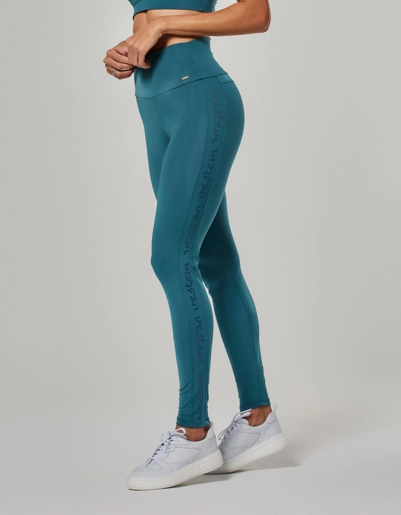 Vestem - Shape Up Legging with Silk Nix Emerald Green - FS1590.O26.C0706