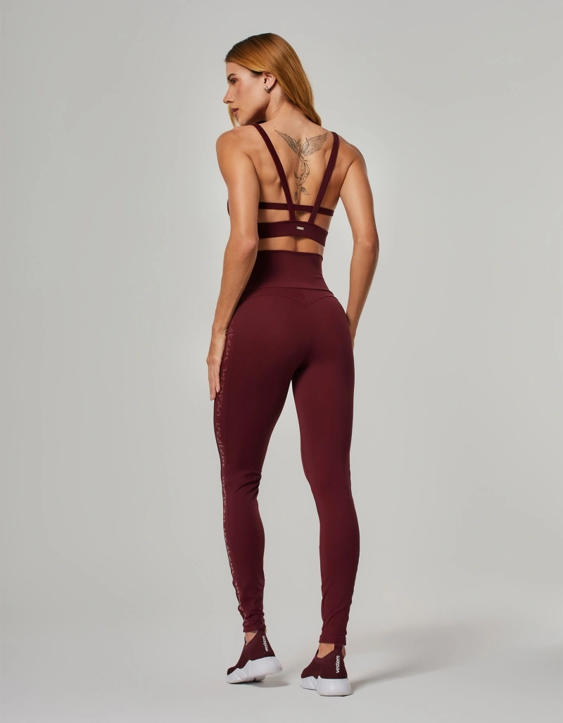Vestem - Shape Up Leggings with Silk Nix Barolo Red - FS1590.O26.C0663