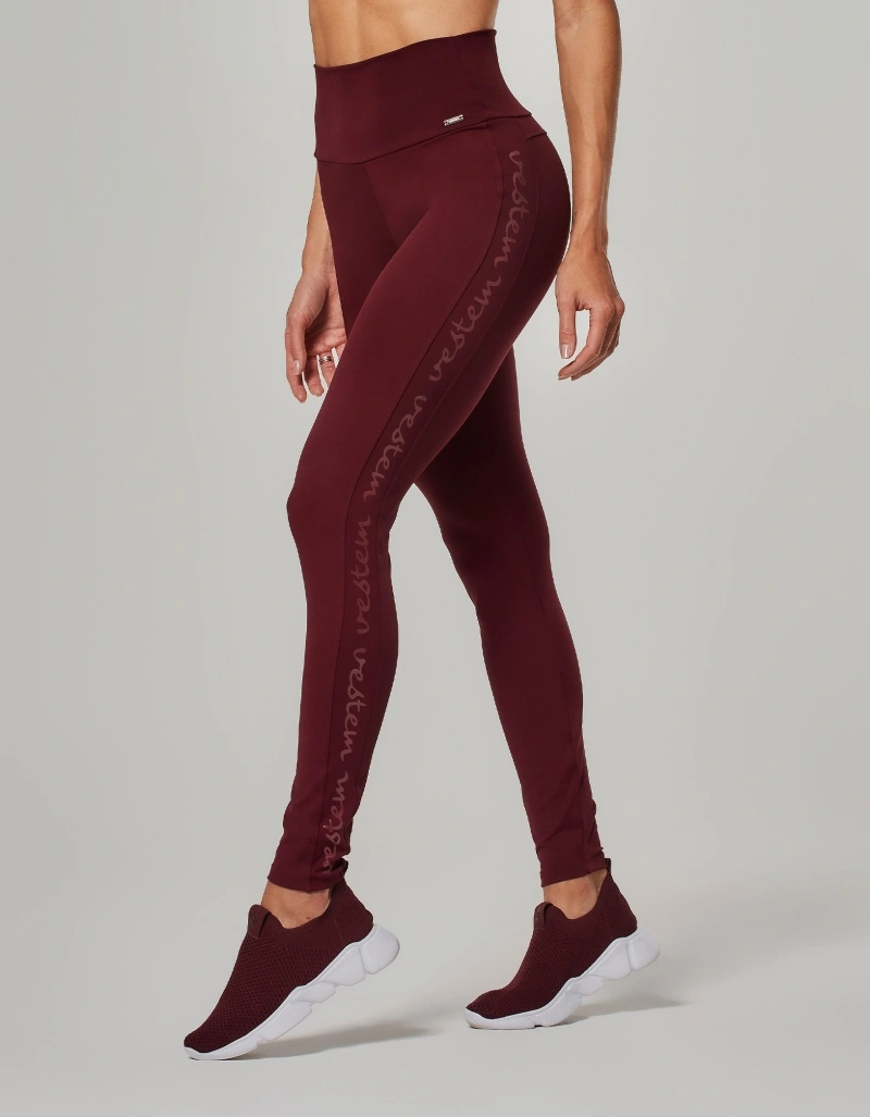 Vestem - Shape Up Leggings with Silk Nix Barolo Red - FS1590.O26.C0663