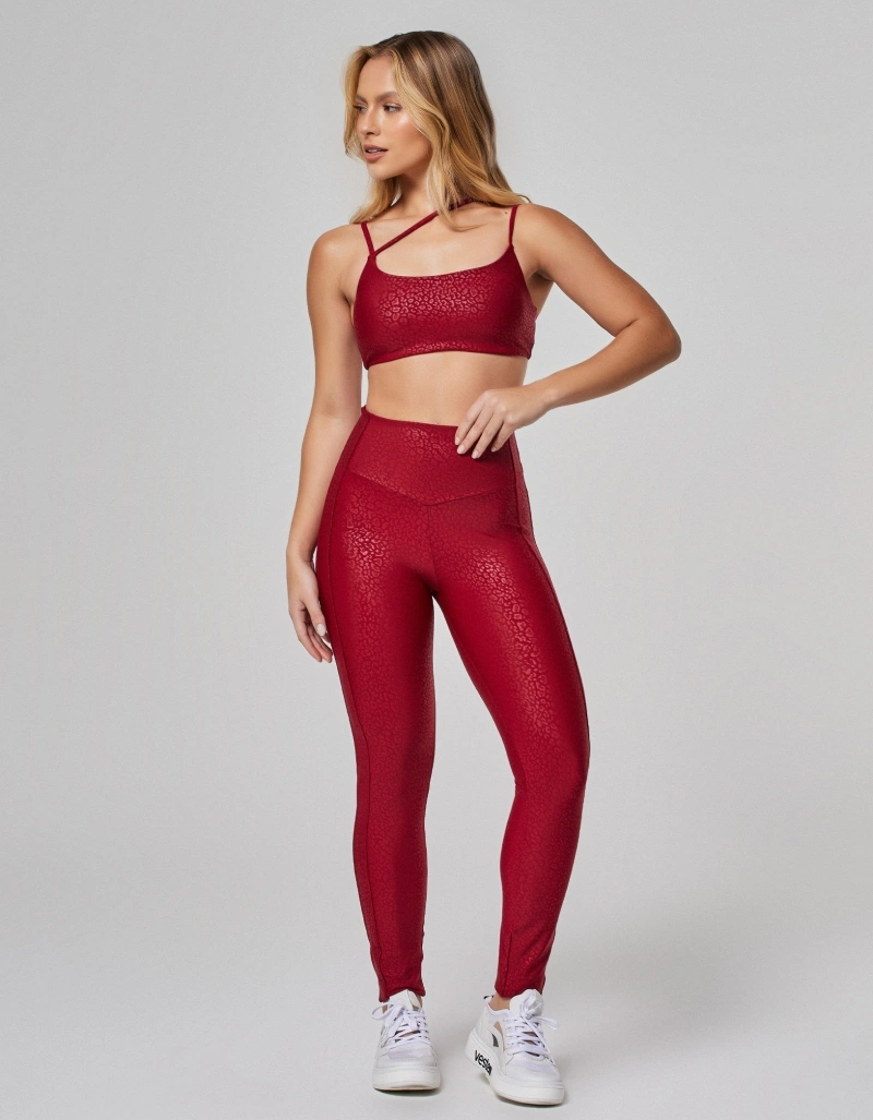 Vestem - Legging Super Sculpt Heather Vermelho Blood - FS1614.O26.C0694
