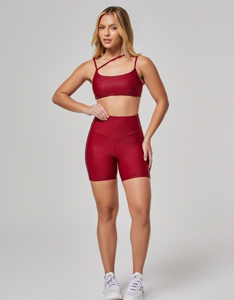 Vestem - Shorts Super Sculpt Heather Vermelho Blood - SH792.O26.C0694