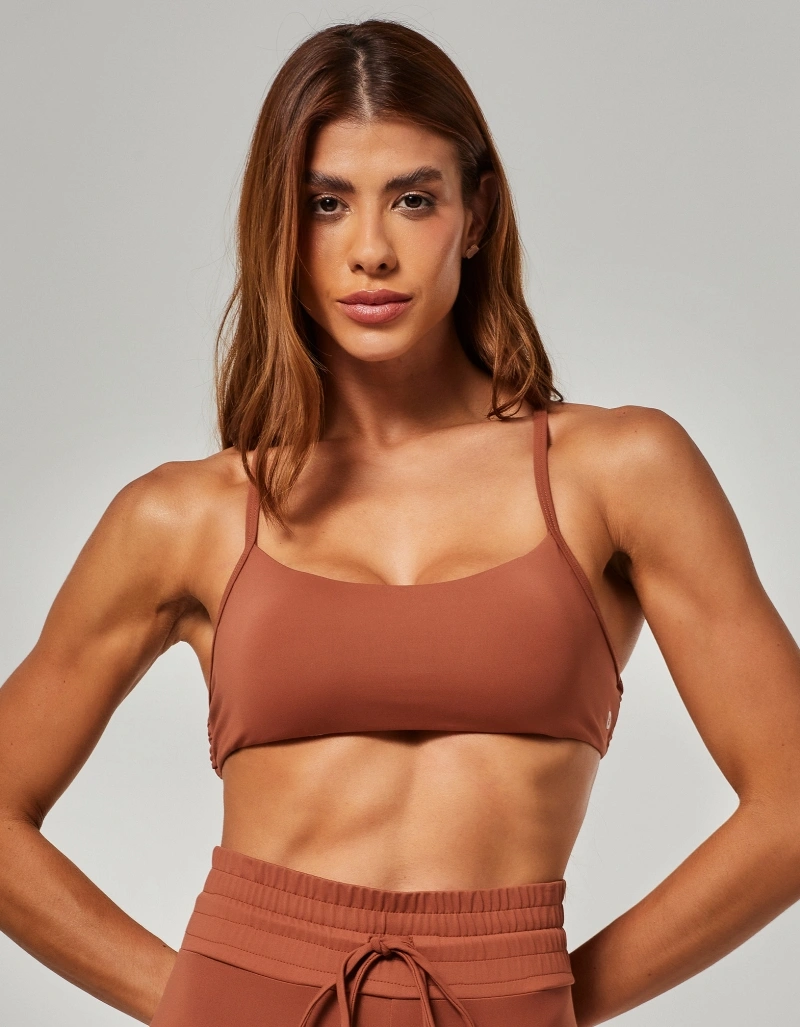 Vestem - Zara Cocoa Brown Lightweight Support Top - TOP1280.O26.C0703