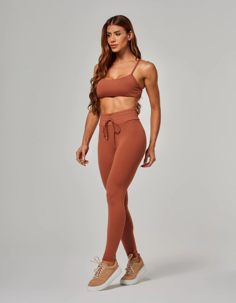 Vestem - Zara Cocoa Brown Lightweight Support Top - TOP1280.O26.C0703