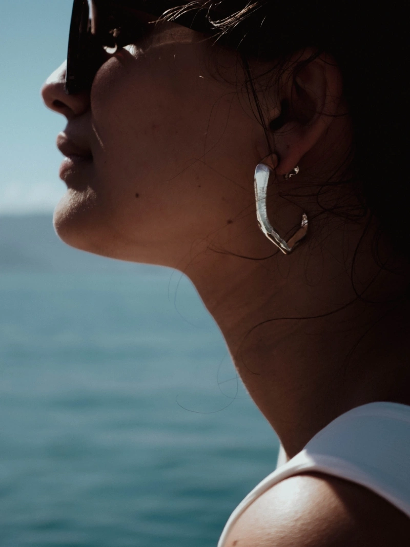 Salma - Wave Earrings - SALBRIONDPRA