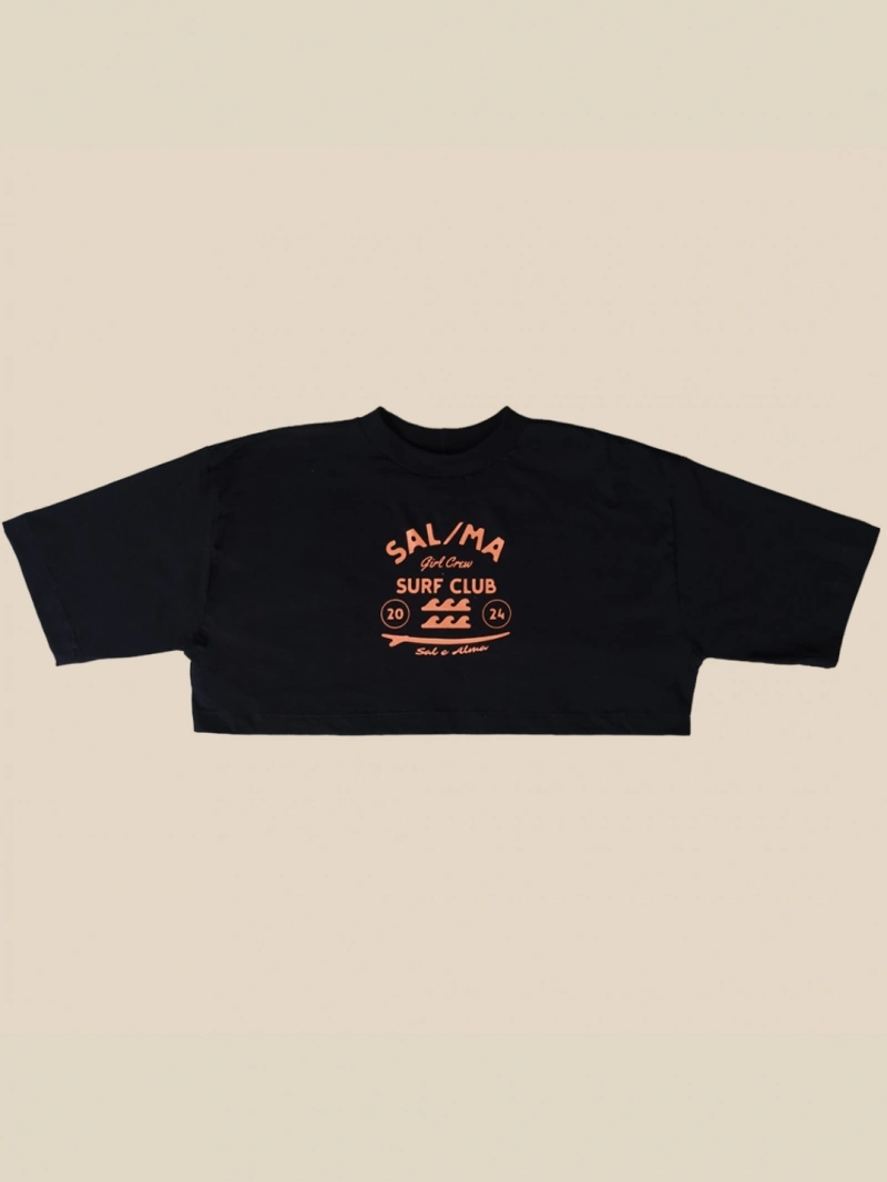 Salma - Cropped Surf Club Black - SALCROP1PRE