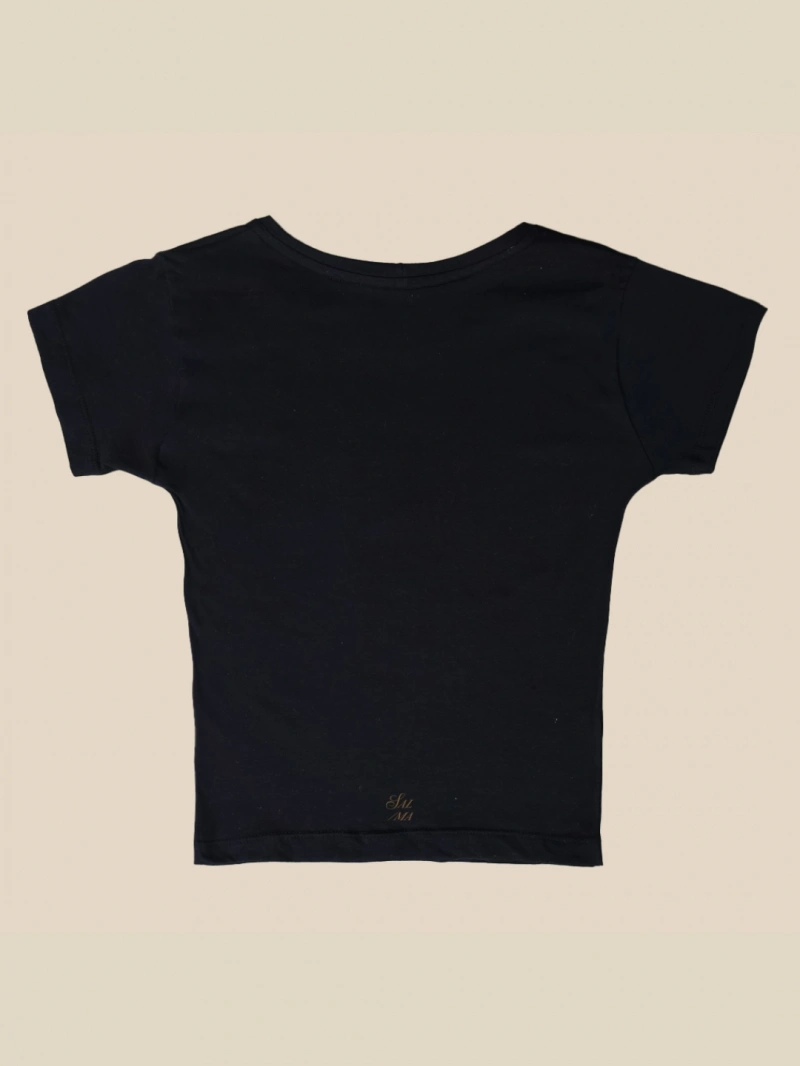 Salma - Baby Tee Oyster Black - SALBABE2PRE