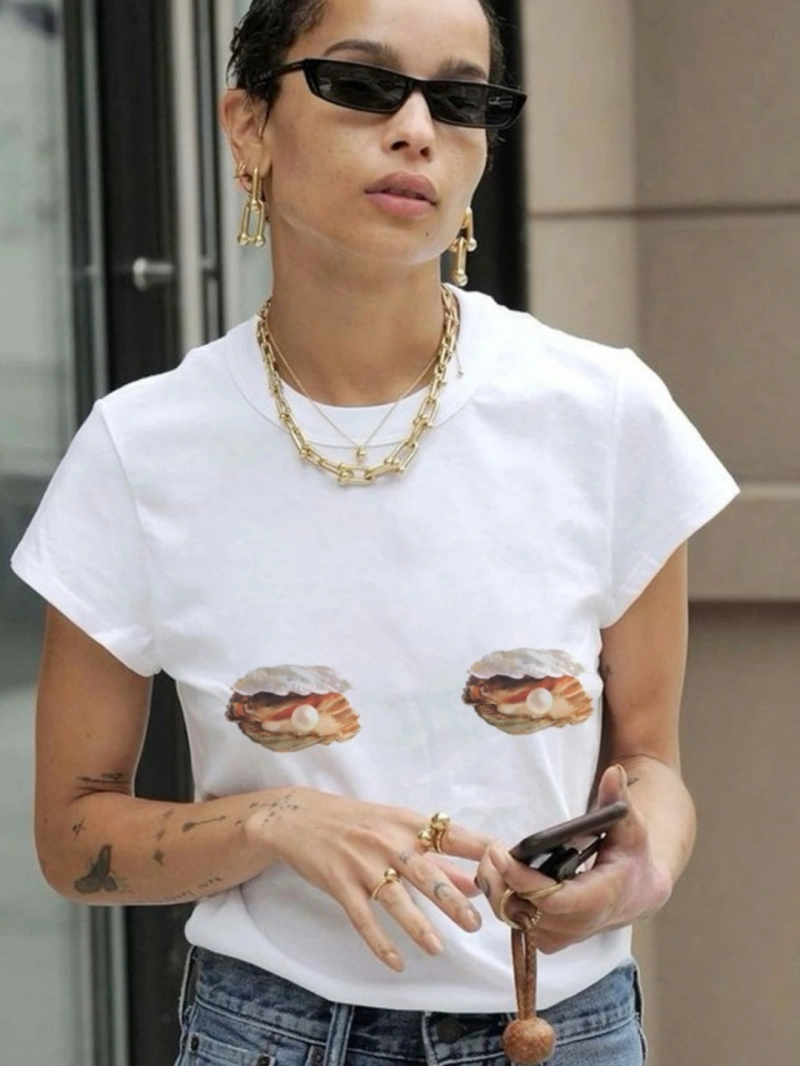 Salma - Baby Tee Oyster Black - SALBABE2PRE